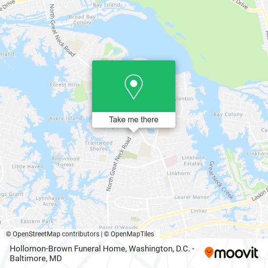 Mapa de Hollomon-Brown Funeral Home