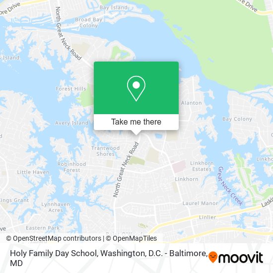Mapa de Holy Family Day School
