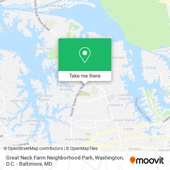 Mapa de Great Neck Farm Neighborhood Park