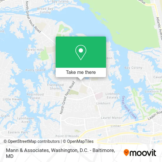 Mann & Associates map