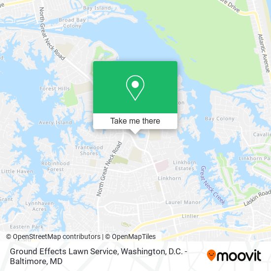 Ground Effects Lawn Service map
