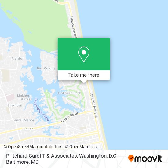 Pritchard Carol T & Associates map