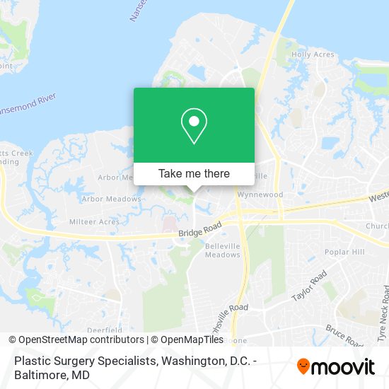Plastic Surgery Specialists map