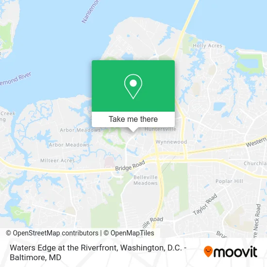 Waters Edge at the Riverfront map