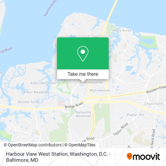 Harbour View West Station map