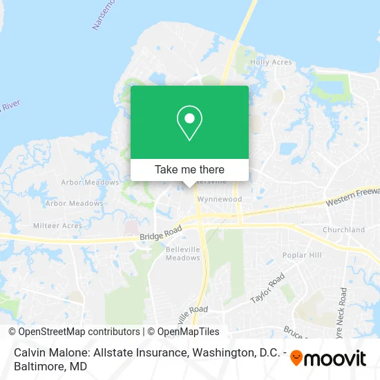 Calvin Malone: Allstate Insurance map