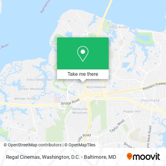 Regal Cinemas map