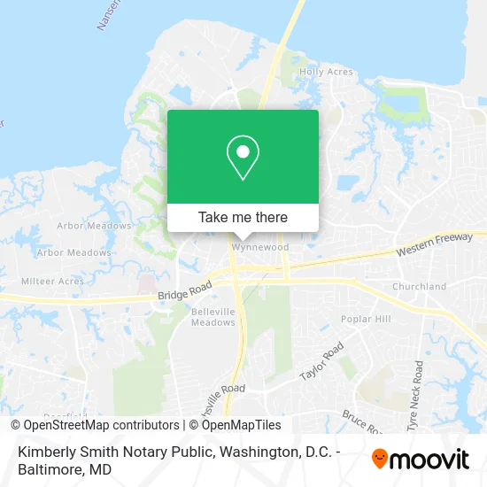 Kimberly Smith Notary Public map