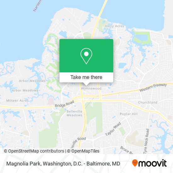 Mapa de Magnolia Park
