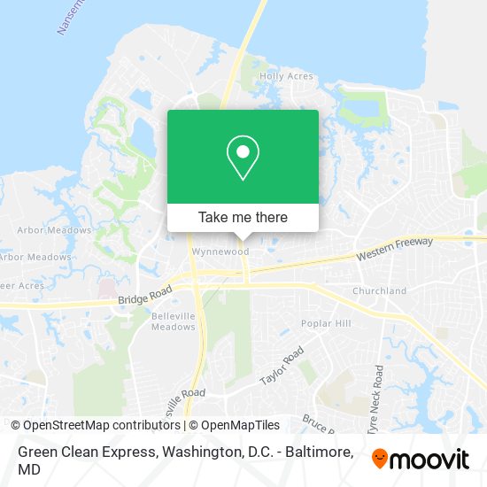 Mapa de Green Clean Express