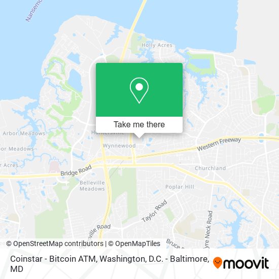 Coinstar - Bitcoin ATM map