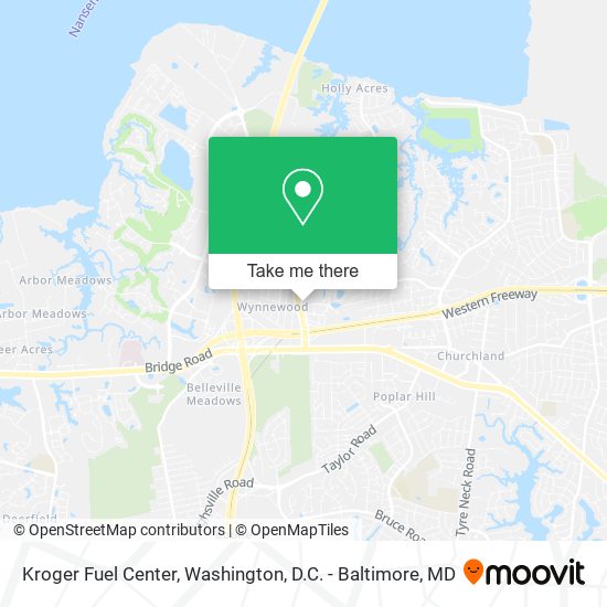 Kroger Fuel Center map