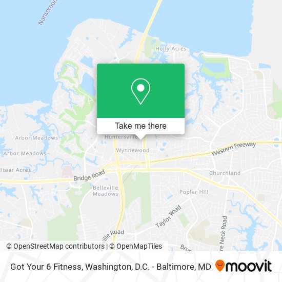 Got Your 6 Fitness map