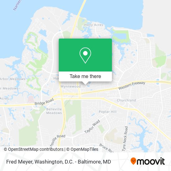 Mapa de Fred Meyer