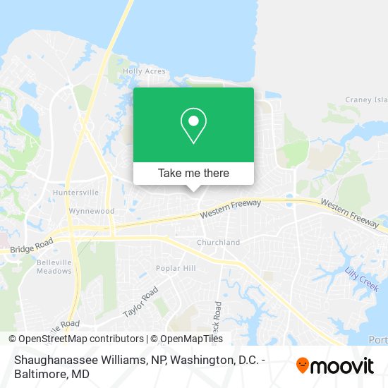 Mapa de Shaughanassee Williams, NP