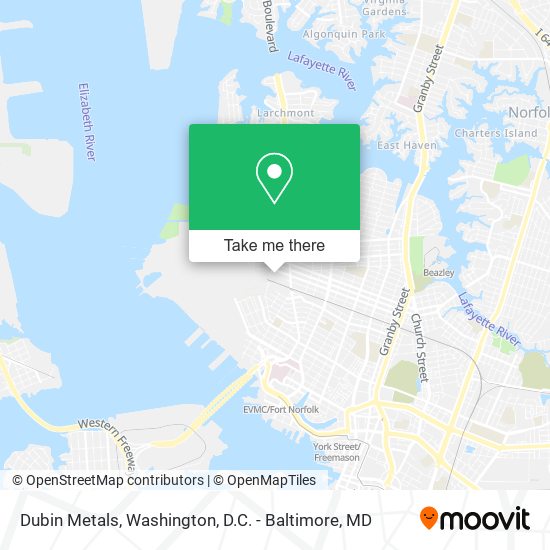 Dubin Metals map