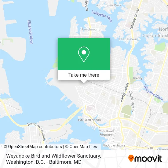 Weyanoke Bird and Wildflower Sanctuary map