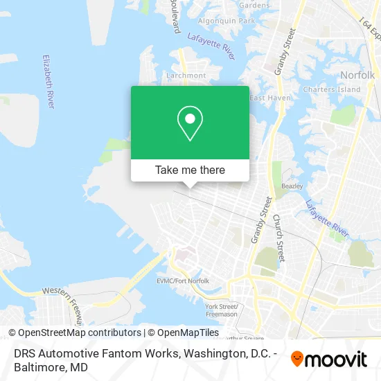 DRS Automotive Fantom Works map