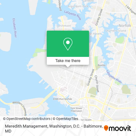 Mapa de Meredith Management