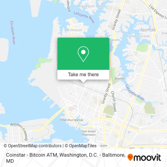 Coinstar - Bitcoin ATM map