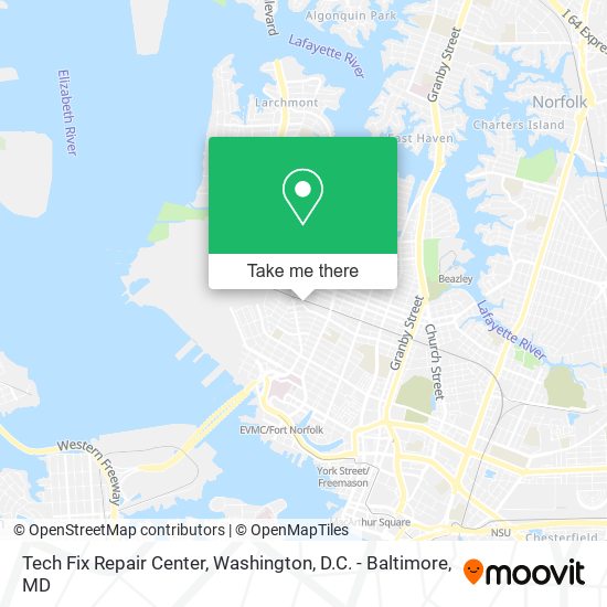 Mapa de Tech Fix Repair Center
