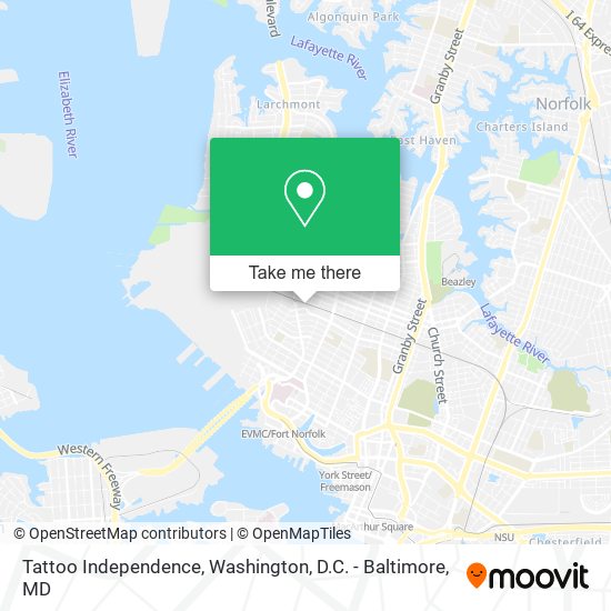 Tattoo Independence map