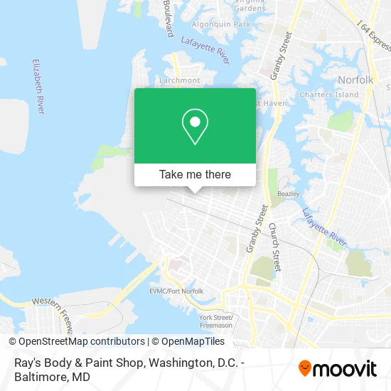 Ray's Body & Paint Shop map