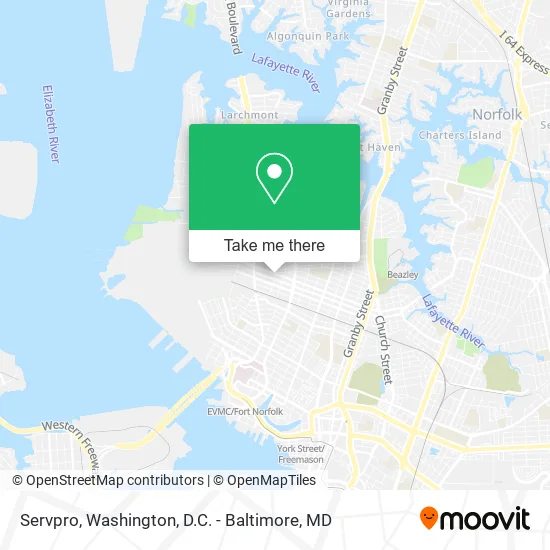 Servpro map