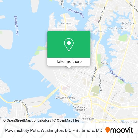 Mapa de Pawsnickety Pets