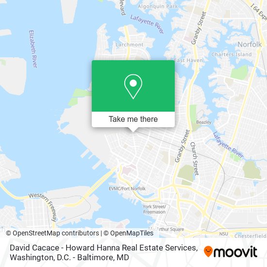 David Cacace - Howard Hanna Real Estate Services map