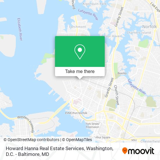 Mapa de Howard Hanna Real Estate Services