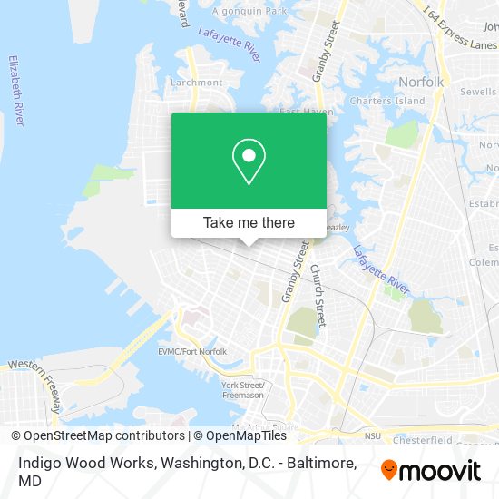 Indigo Wood Works map