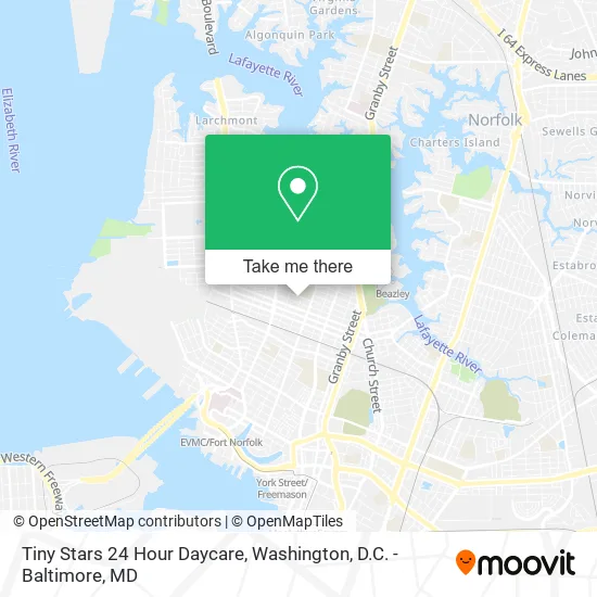 Tiny Stars 24 Hour Daycare map