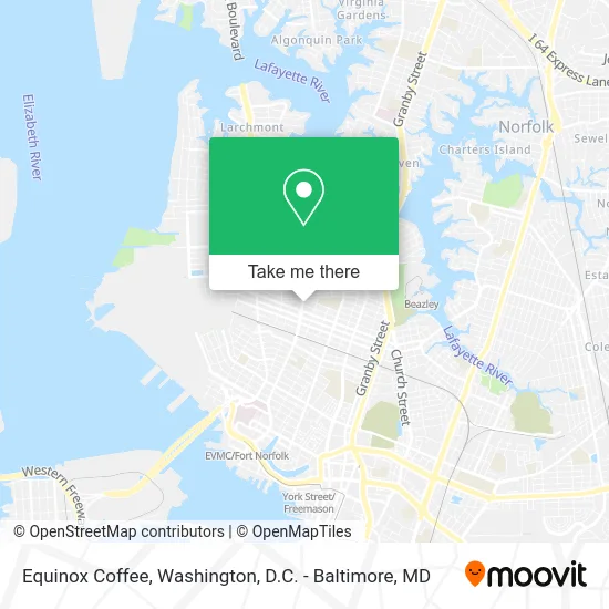 Equinox Coffee map