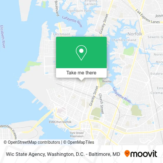 Wic State Agency map