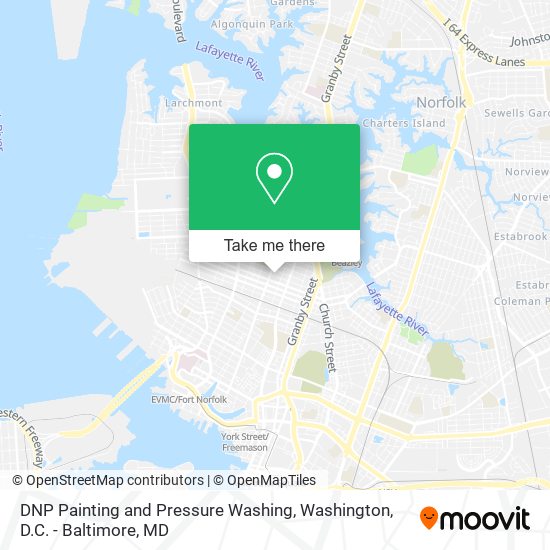 Mapa de DNP Painting and Pressure Washing