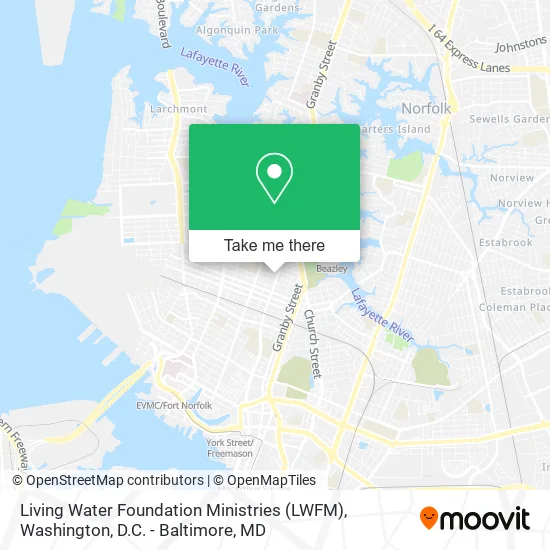 Living Water Foundation Ministries (LWFM) map