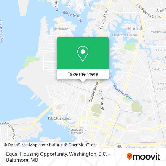 Mapa de Equal Housing Opportunity