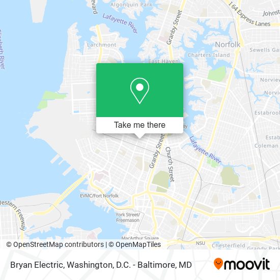Mapa de Bryan Electric