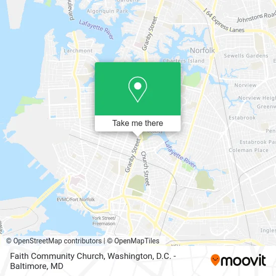 Faith Community Church map