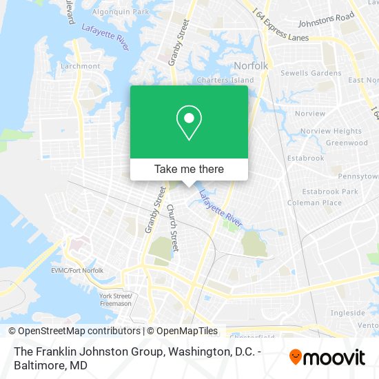 The Franklin Johnston Group map