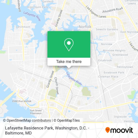 Mapa de Lafayette Residence Park