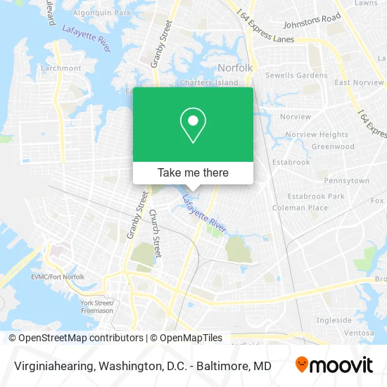Virginiahearing map