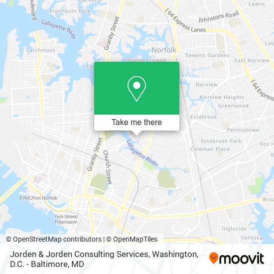 Jorden & Jorden Consulting Services map