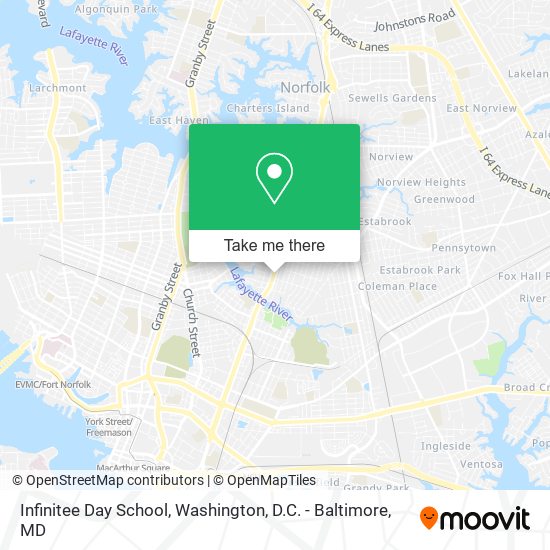 Infinitee Day School map