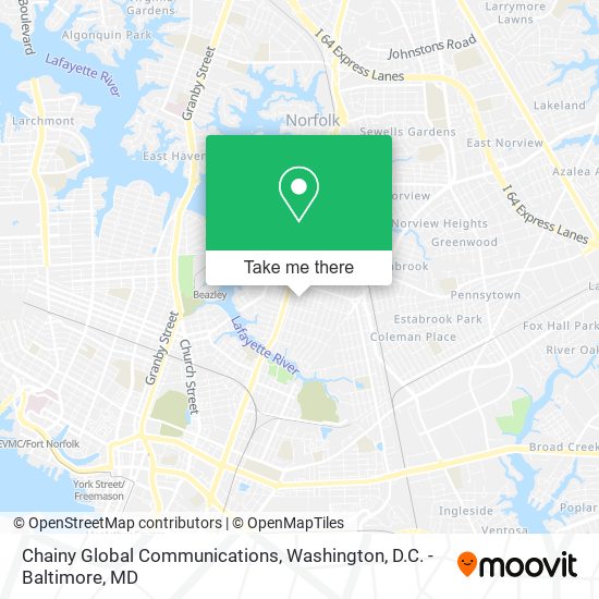 Chainy Global Communications map