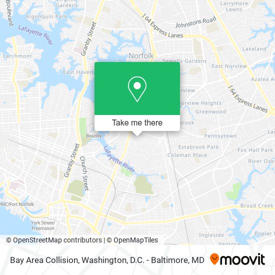 Bay Area Collision map