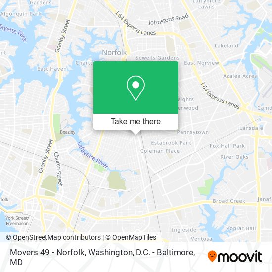 Mapa de Movers 49 - Norfolk