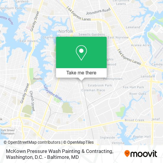 Mapa de McKown Pressure Wash Painting & Contracting