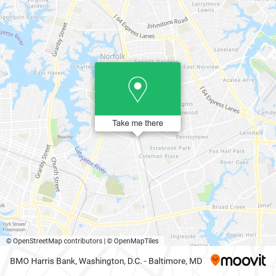 Mapa de BMO Harris Bank